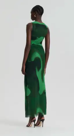 Scanlan Theodore Safari Italian Watercolour Dress Safari Size 10 for rent on The Volte - image 3