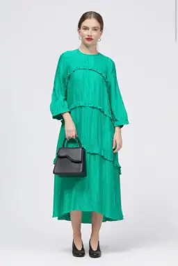 BÚL NAS The Nas Dress Green Size 12 for rent on The Volte - image 3