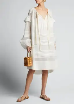 Lee Mathews GiGi Tunic White Size 4 for rent on The Volte - image 1