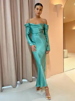 Issy Sereia Dress in Aquamarine Size 10
