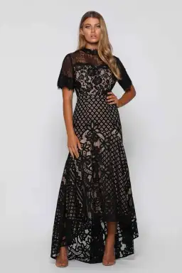 Elle Zeitoune Tayla Dress Black Size 6 for rent on The Volte - image 1