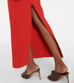 Jacquemus La Robe Maille Alca Dress Red Size FR32 / AU 4 for rent on The Volte - image 4