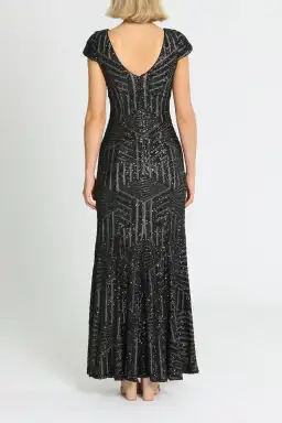 L'amour Grace Gown Black Black Size AU 8 for rent on The Volte - image 3