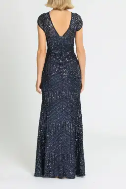 L'amour Grace Gown Navy Size AU 8 for rent on The Volte - image 3