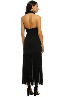 MISHA Sammiah Dress Black Size 12 for rent on The Volte - image 3