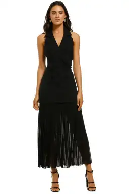 MISHA Sammiah Dress Black Size 12 for rent on The Volte - image 1
