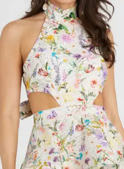 Aqua Blu The Jardine Heather Dress Print Size 10 for rent on The Volte - image 9