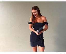 bec and bridge tie up dress