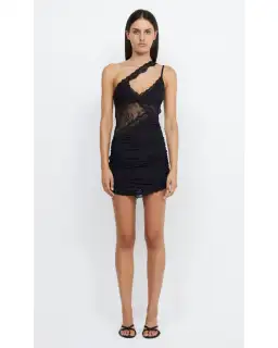 Bec & Bridge Ria Asym Mini Dress Black Size AU 8 for rent on The Volte - image 1