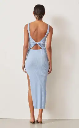 Bec & Bridge Riviera Midi Dress Blue Size 8 for rent on The Volte - image 3