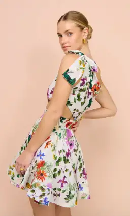Sofia the Label Birdie One Shoulder Dress Floral Size 6 for rent on The Volte - image 3