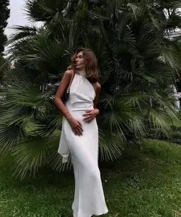 Misha Vivica Dress White Size XXS/Au 4