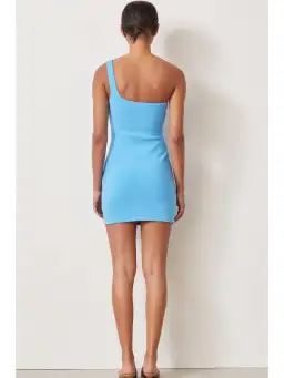 Bec & Bridge Paloma Mini Dress Azure Blue Size AU 6 for rent on The Volte - image 3
