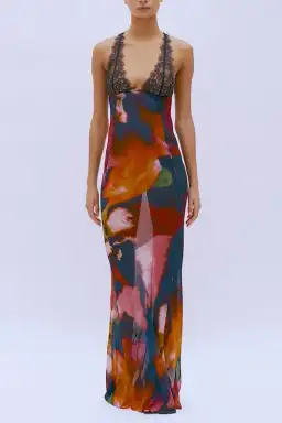  Rat & Boa Paola Maxi Dress Floral Print Size XS / AU 6 for rent on The Volte - image 4