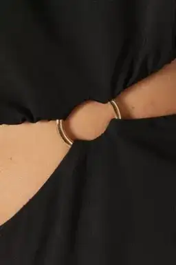 Mossman Streamline Mini Dress Black Size 6 for rent on The Volte - image 7