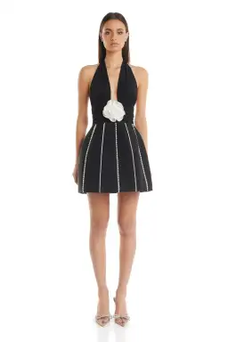 Eliya The Label Bethani Mini Dress Black Size XS / AU 6 for rent on The Volte - image 1