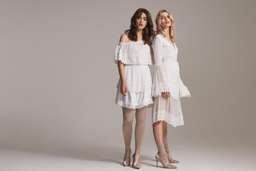 STEELE Stardust Dress White size 8