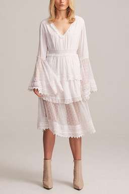 STEELE Stardust Dress White size 8