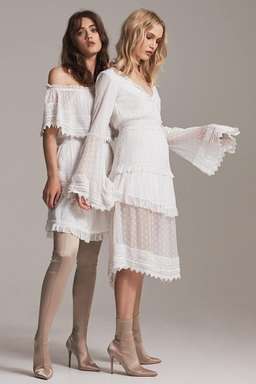 STEELE Stardust Dress White size 8