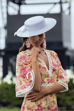 Talulah Vienna Midi Lace Dress Floral Size S/ AU 8  for rent on The Volte - image 2