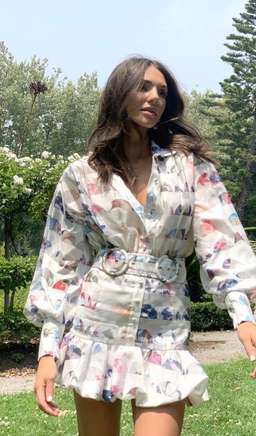 Mackenzie Mode Seeing Stars Dress Geo White Size 10 for rent on The Volte - image 5