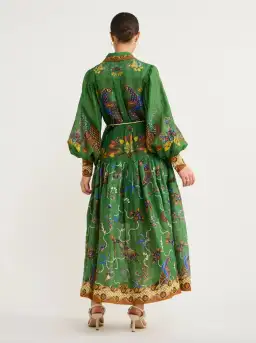 Alemais Birdie Shirtdress Green Size AU 6 for rent on The Volte - image 3