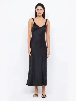 Bec & Bridge Archer Midi Dress Black Size AU 6 for rent on The Volte - image 1