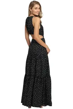 Significant Other Poppy Dress Black Cream Polka Black and White Print Size 8 for rent on The Volte - image 3