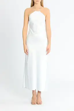 Significant Other Vienna Midi Dress White Size 10 for rent on The Volte - image 1