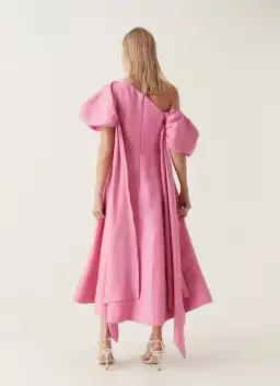 Aje Arista Tulip Sleeve Midi Dress pink Size 14 for rent on The Volte - image 3