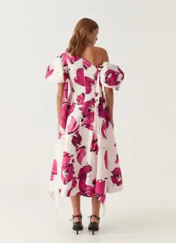 Aje Arista Tulip Sleeve Midi Dress Floral Size 16 for rent on The Volte - image 5