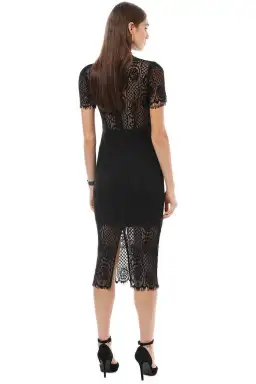 Mossman Making The Connection Dress Black Size 10 for rent on The Volte - image 2