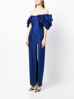 Rachel Gilbert Vito Gown Blue Size 5 / AU 16 for rent on The Volte - image 4