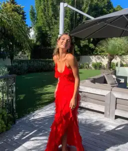 Rat & Boa Cecelia Maxi Dress Red Size M / AU 8 - 10 for rent on The Volte - image 4