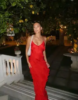 Rat & Boa Cecelia Maxi Dress Red Size M / AU 8 - 10 for rent on The Volte - image 1