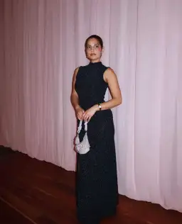 Arcina Ori Monica Dress Midnight Blue Size S / AU 8 for rent on The Volte - image 10