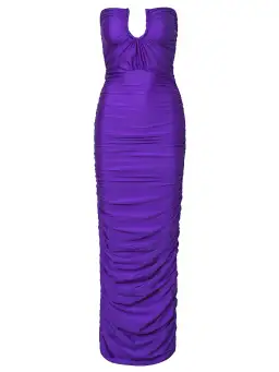 BAOBAB Magalenha Maxi Dress Purple Size 8 for rent on The Volte - image 2
