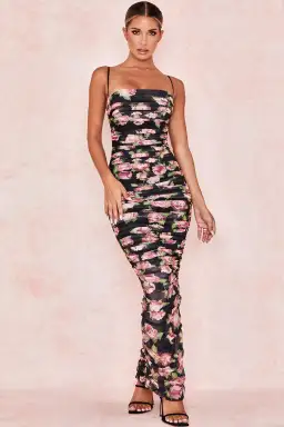 House of CB Fornarina Floral Dress Size L/Au 12