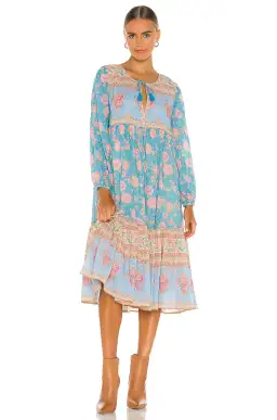 Spell and the Gypsy Love Story Boho Dress Sky Blue Size 8 for rent on The Volte - image 1