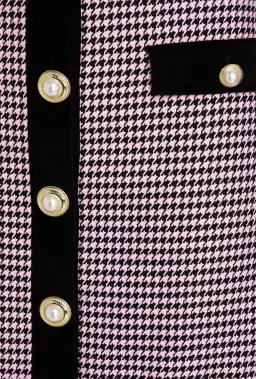 Rebecca Vallance Basinger Tweed Mini Skirt Print UK/AU 12 for rent on The Volte - image 3