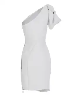 Maticevski Mimicry Grey Mini Dress Grey Size 10 for rent on The Volte - image 6