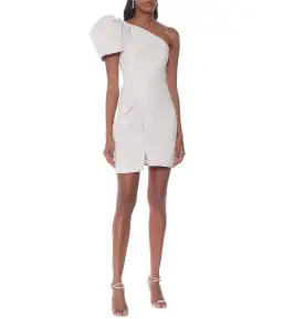 Maticevski Mimicry Grey Mini Dress Grey Size 10 for rent on The Volte - image 1