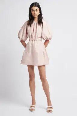 Aje Psychedelia Mini Dress Blush Size 6