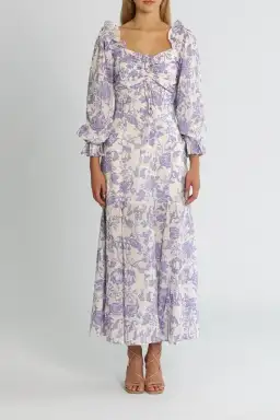 Alice McCall Mary Anne Midi Dress in Lavender Floral Size 16 for rent on The Volte - image 4