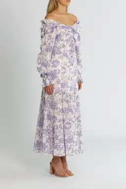 Alice McCall Mary Anne Midi Dress in Lavender Floral Size 16 for rent on The Volte - image 2