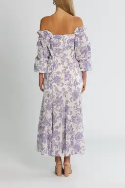 Alice McCall Mary Anne Midi Dress in Lavender Floral Size 16 for rent on The Volte - image 3