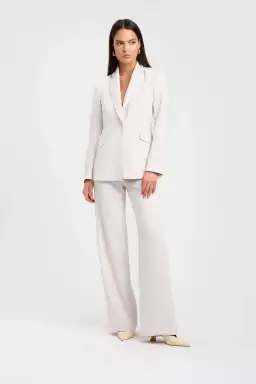 Kookai Ariel Tuxedo Blazer White Sand Size 36 / AU 8 for rent on The Volte - image 1