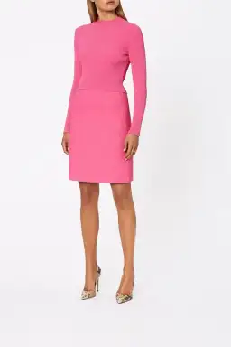 Scanlan Theodore Crepe Knit Barbie Pink Set Size 8 for rent on The Volte - image 1