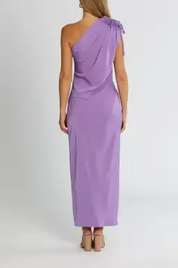 By Johnny Jasmine One Shoulder Dress in Purple Size 8 for rent on The Volte - image 3