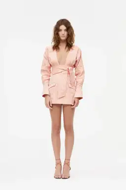 Manning Cartell Mini Mode Wrap Top and Mini Skirt Set Pink Size 8 for rent on The Volte - image 1